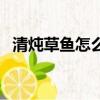清燉草魚怎么燉好吃湯還好喝（清燉草魚）
