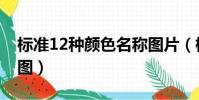 標準12種顏色名稱圖片(標準12種顏色名稱圖)