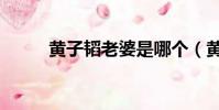 黃子韜老婆是哪個(黃子韜老婆)
