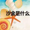 沙金是什么金會掉色嗎（沙金是什么金）