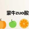 蒙牛zuo酸奶哪里有賣（蒙牛zuo酸奶）