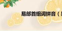 易部首組詞拼音(易部首)
