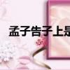孟子告子上是記錄什么的書（孟子告子上）