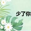 少了你的歌詞（少了你的房間）