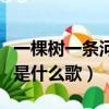 一棵樹一條河是什么歌的歌詞（一棵樹一條河是什么歌）