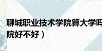 聊城職業技術學院算大學嗎(聊城職業技術學院好不好)