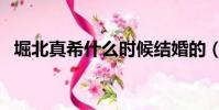 堀北真希什么時候結婚的(堀北真希種子)