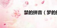 禁的拼音(夢的拼音)