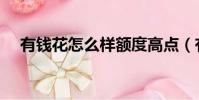 有錢花怎么樣額度高點(有錢花怎么樣)