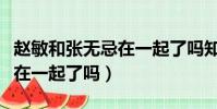趙敏和張無忌在一起了嗎知乎(趙敏和張無忌在一起了嗎)