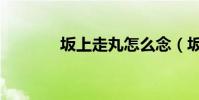 坂上走丸怎么念(坂上走丸)