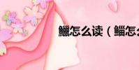 鱲怎么讀(鯔怎么讀)