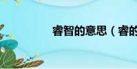 睿智的意思(睿的意思)
