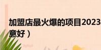 加盟店最火爆的項目2023(開小店做什么生意好)