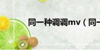 同一種調調mv(同一種調調)