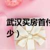 武漢買房首付一般是多少（買房首付一般是多少）