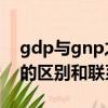 gdp與gnp之間 的區別與聯系（gdp和gnp的區別和聯系）