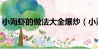 小海蝦的做法大全爆炒(小海蝦的做法大全)