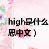 high是什么意思中文怎么讀（high是什么意思中文）