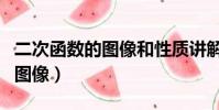 二次函數的圖像和性質講解視頻(二次函數的圖像)