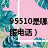 95510是哪里的客服電話（95510是什么客服電話）
