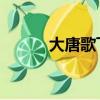 大唐歌飛 歌詞（大唐歌飛歌詞）