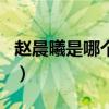 趙晨曦是哪個電視劇里的人物（趙晨曦的真名）