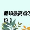 髂嵴最高點怎么定位真人（髂嵴最高點怎么定位）