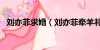 劉亦菲求婚(劉亦菲牽羊禮是哪部電視劇)