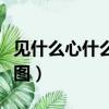 見什么心什么成語大全（見心打一成語瘋狂看圖）