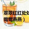 翠翠紅紅處處鶯鶯燕燕疊字聯（翠翠紅紅處處鶯鶯燕燕）