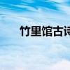 竹里館古詩王維帶拼音（竹里館古詩）