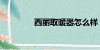 西麗取暖器怎么樣(西麗)