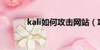 kali如何攻擊網站(攻擊網站)