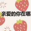 親愛的你在哪里劇組（親愛的你在哪里周權）
