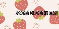 水沉香和沉香的區別(水沉香)
