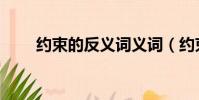 約束的反義詞義詞(約束的反義詞)