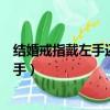 結婚戒指戴左手還是右手哪個手指（結婚戒指戴左手還是右手）