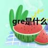 gre是什么考試時間（gre是什么考試）