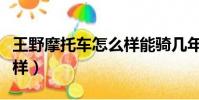 王野摩托車怎么樣能騎幾年(王野摩托車怎么樣)