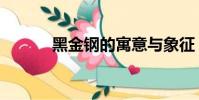 黑金鋼的寓意與象征(黑金鋼)