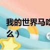 我的世界馬吃什么食物繁殖（我的世界馬吃什么）