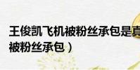 王俊凱飛機被粉絲承包是真的嗎(王俊凱飛機被粉絲承包)