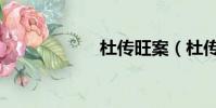 杜傳旺案(杜傳旺)