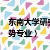東南大學研究生專業目錄2024（東南大學優勢專業）