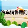 汽車銷售顧問工資一般多少（汽車銷售顧問）