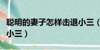 聰明的妻子怎樣擊退小三(聰明妻子怎么氣死小三)