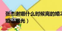 張杰謝娜什么時候離的婚2019(張杰謝娜離婚證曝光)