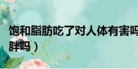 飽和脂肪吃了對人體有害嗎(飽和脂肪吃了會胖嗎)