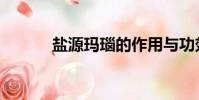 鹽源瑪瑙的作用與功效(鹽源)
